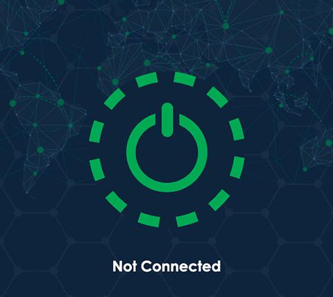 AstrillVPN connect step 1, tap on button to connect to VPN